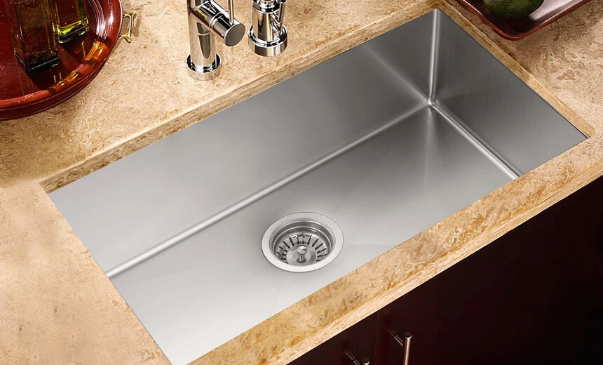 stainless steel single bowl sink